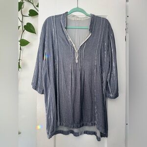 CP SHADES Velvet Tunic Top